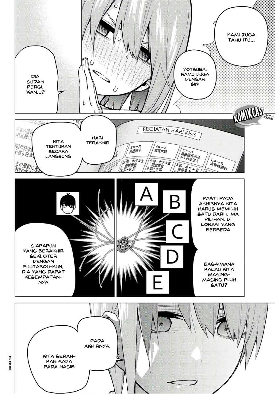 Go-toubun no Hanayome Chapter 83 - halaman 16