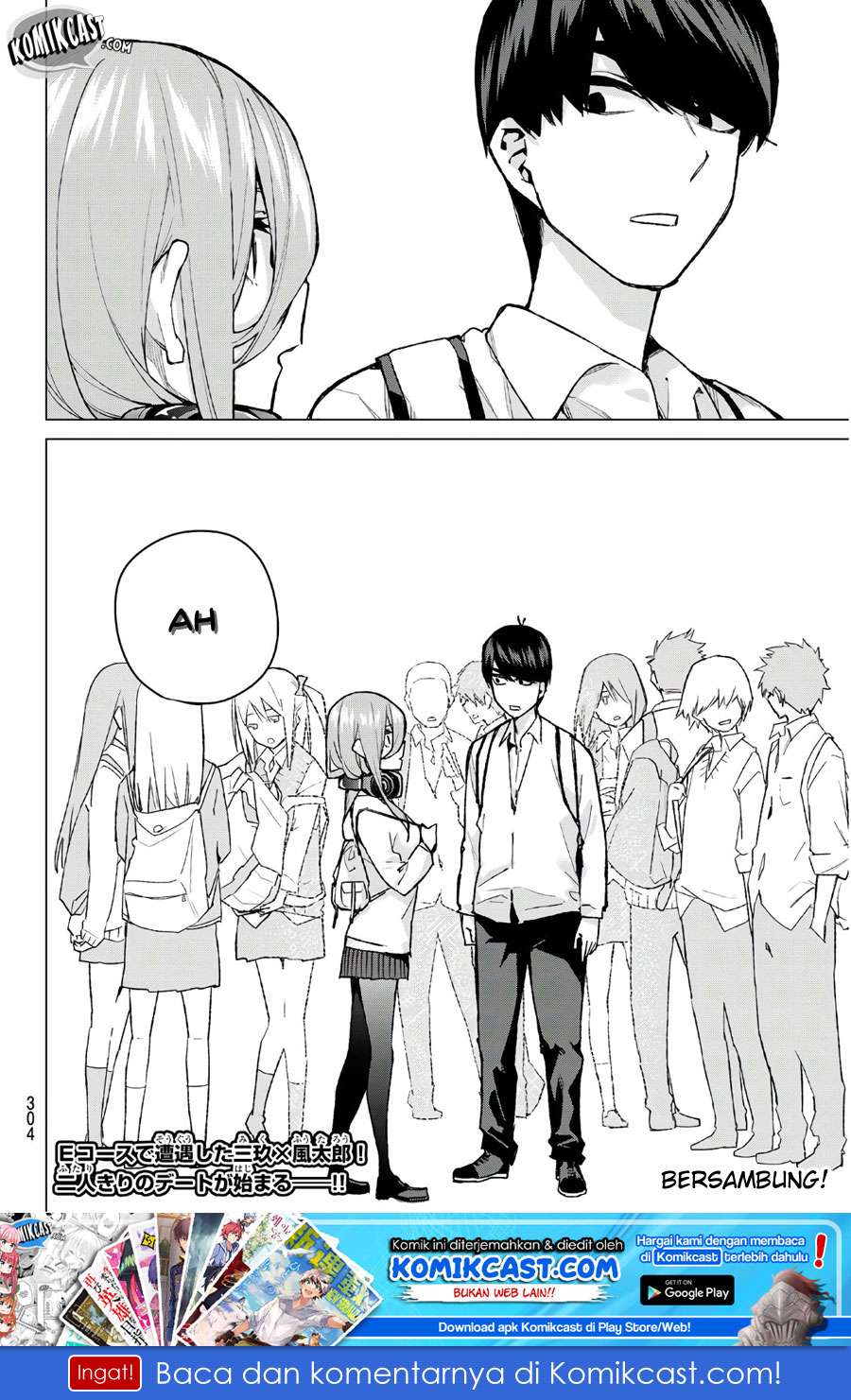 Go-toubun no Hanayome Chapter 83 - halaman 22