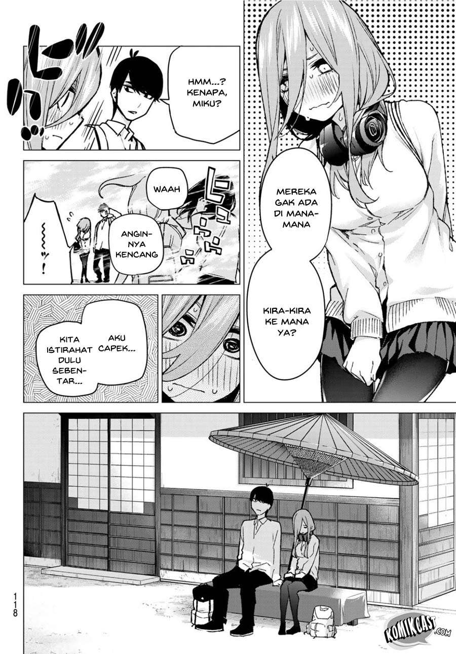 Go-toubun no Hanayome Chapter 84 - halaman 14
