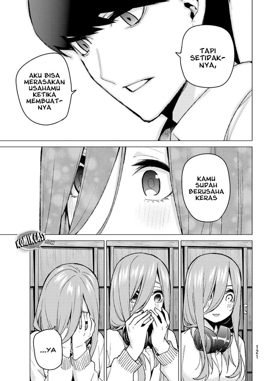 Go-toubun no Hanayome Chapter 84 - halaman 17