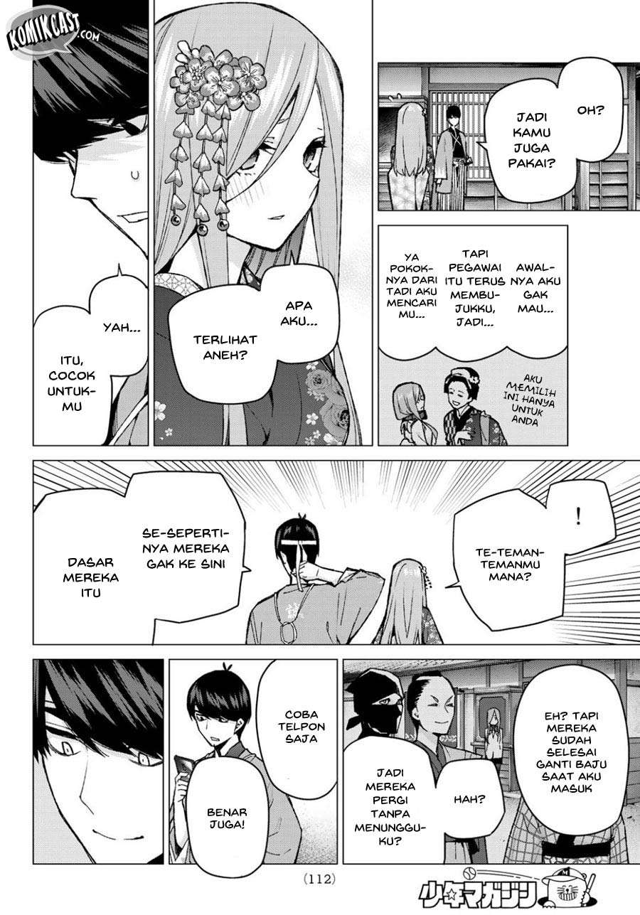 Go-toubun no Hanayome Chapter 84 - halaman 8