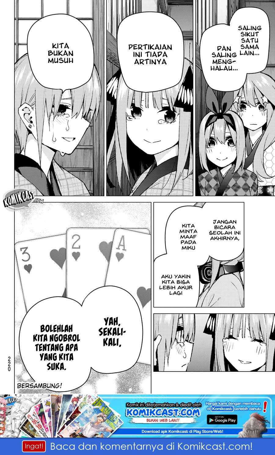 Go-toubun no Hanayome Chapter 85 - halaman 21