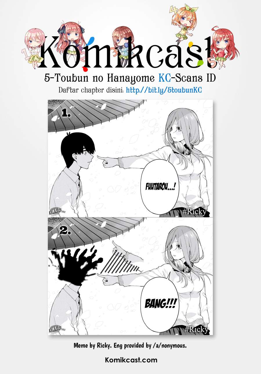 Go-toubun no Hanayome Chapter 85 - halaman 22