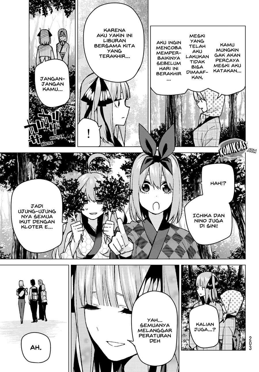 Go-toubun no Hanayome Chapter 85 - halaman 5