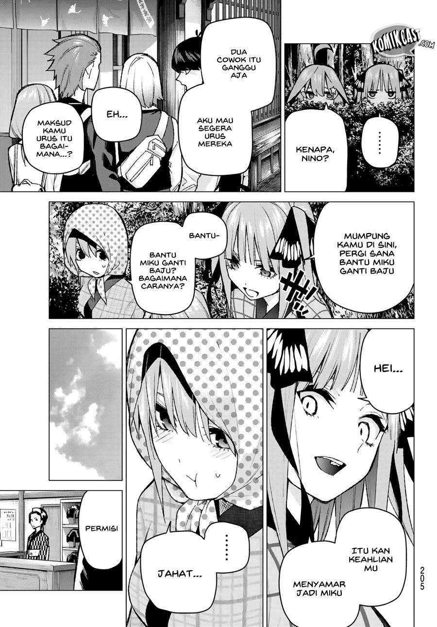 Go-toubun no Hanayome Chapter 85 - halaman 7