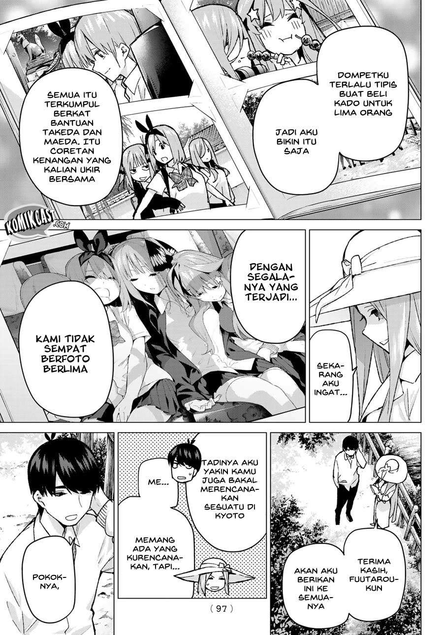 Go-toubun no Hanayome Chapter 86 - halaman 17