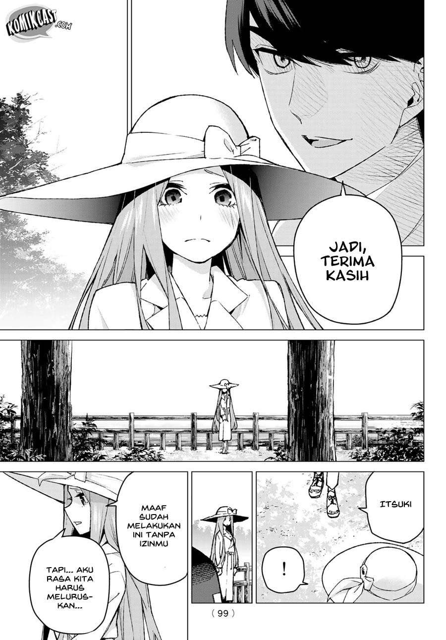 Go-toubun no Hanayome Chapter 86 - halaman 19