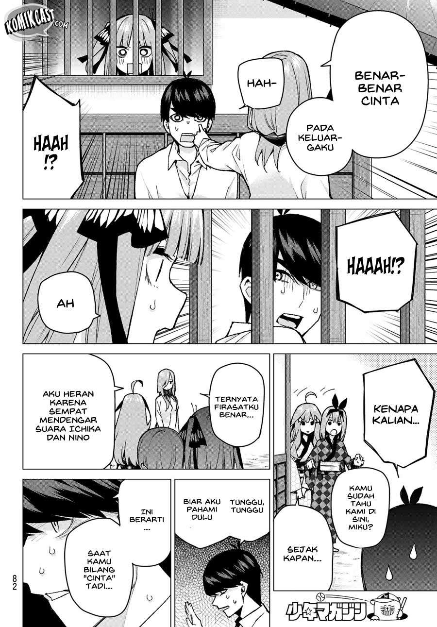 Go-toubun no Hanayome Chapter 86 - halaman 4