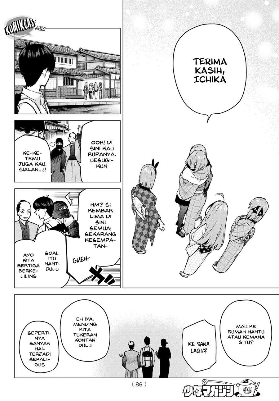 Go-toubun no Hanayome Chapter 86 - halaman 8