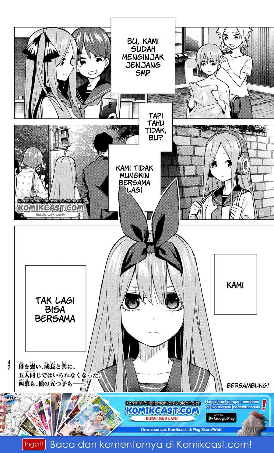 Go-toubun no Hanayome Chapter 88 - halaman 28