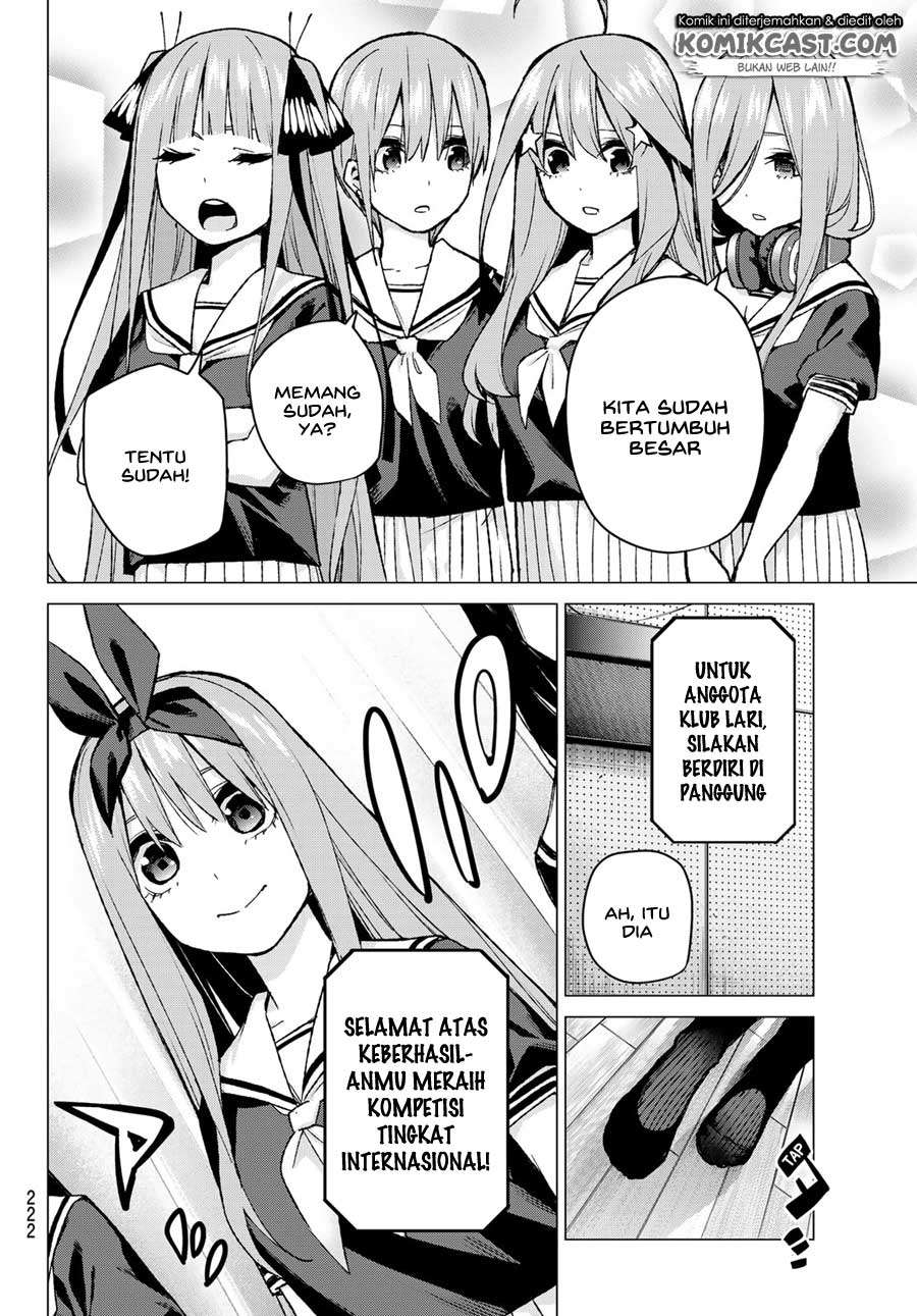 Go-toubun no Hanayome Chapter 89 - halaman 10