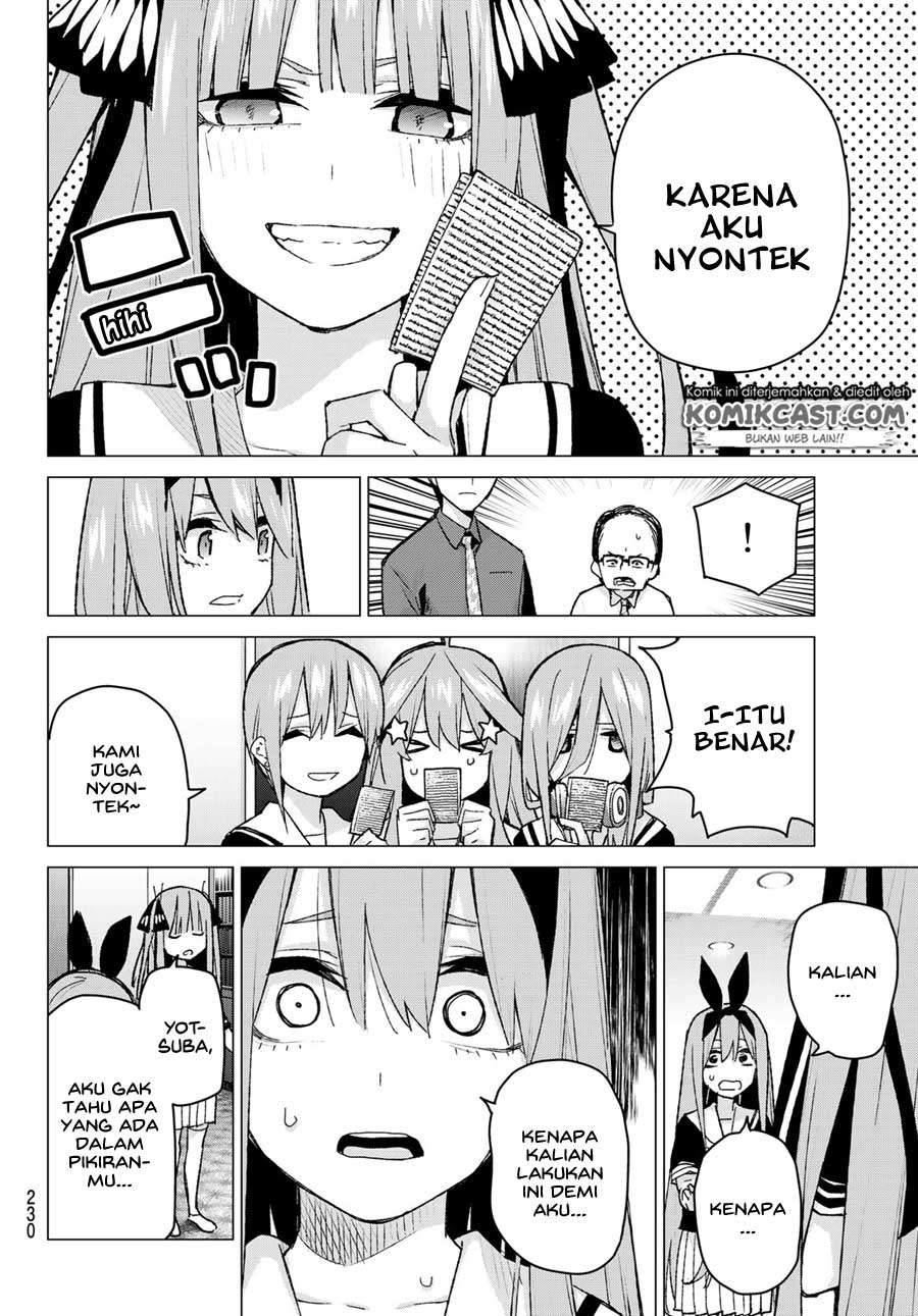 Go-toubun no Hanayome Chapter 89 - halaman 17