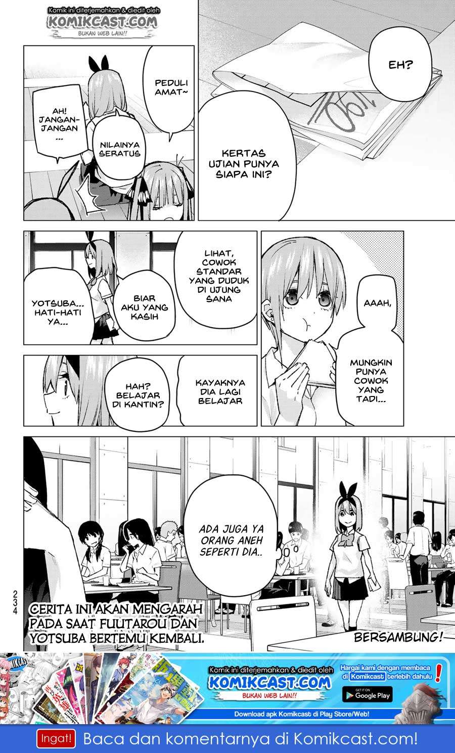 Go-toubun no Hanayome Chapter 89 - halaman 21