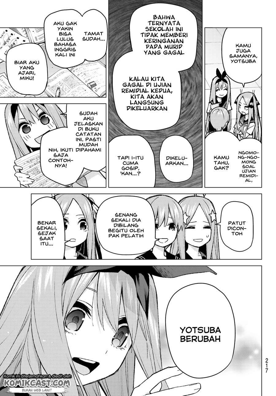 Go-toubun no Hanayome Chapter 89 - halaman 5