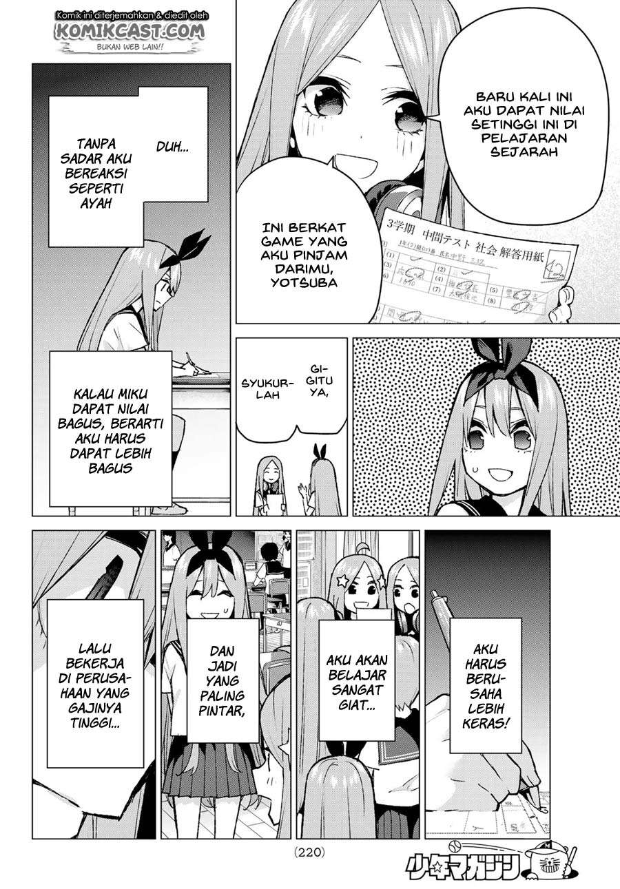 Go-toubun no Hanayome Chapter 89 - halaman 8