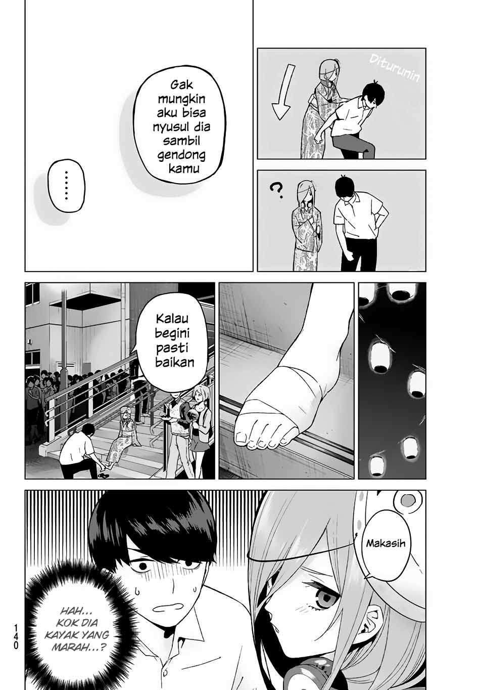 Go-toubun no Hanayome Chapter 9 - halaman 11