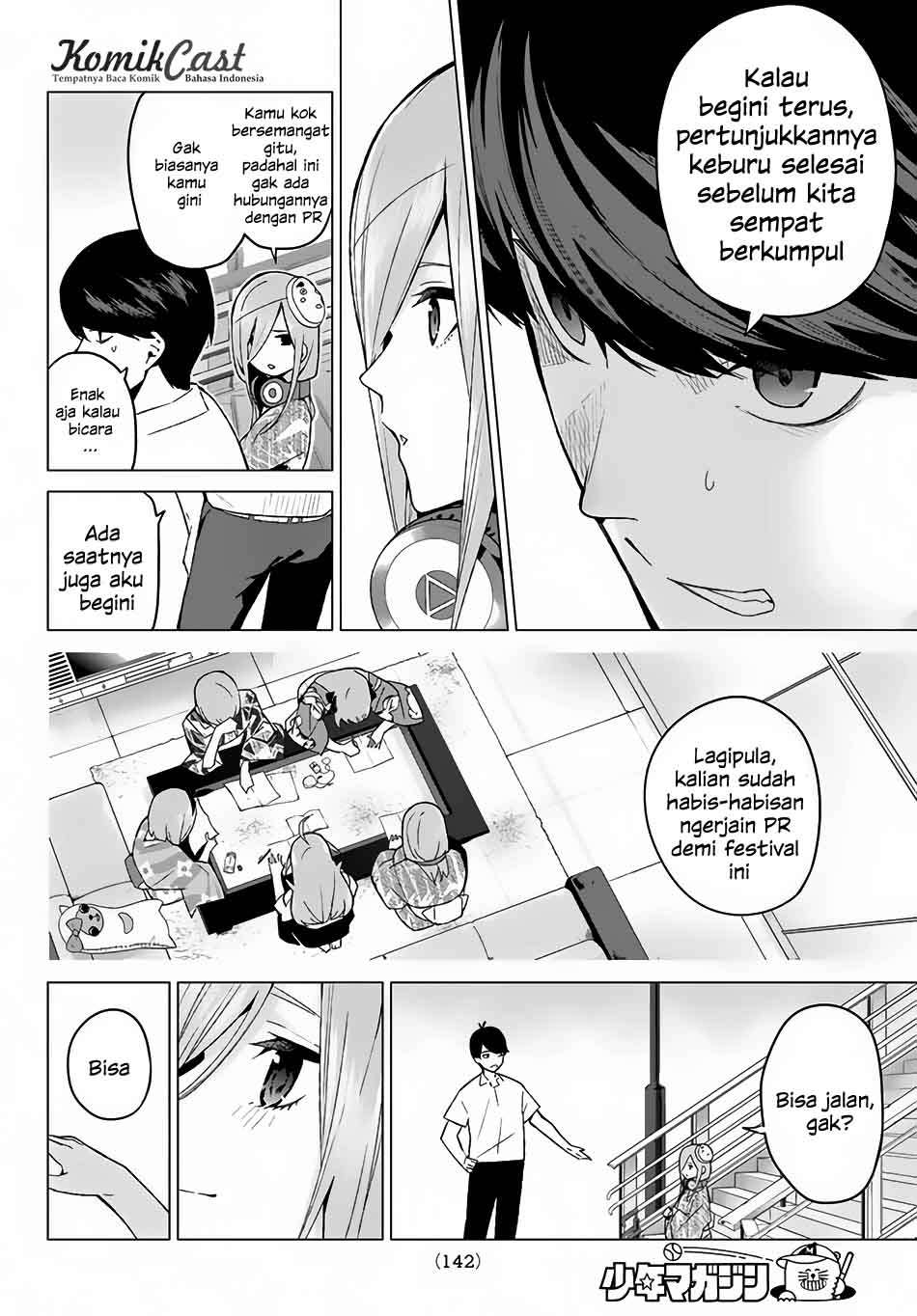 Go-toubun no Hanayome Chapter 9 - halaman 13
