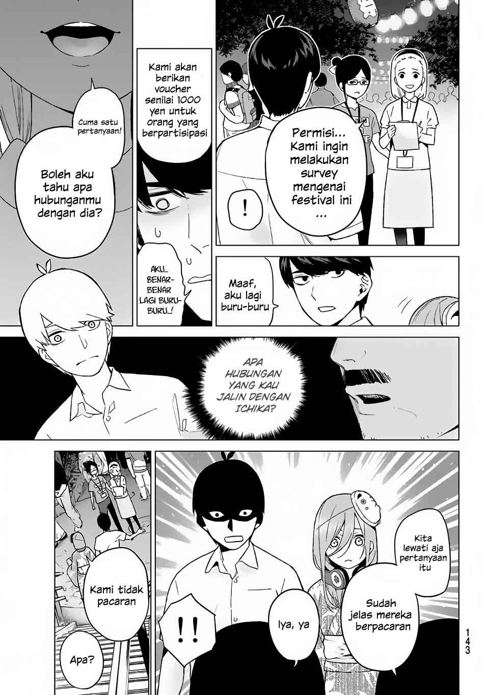 Go-toubun no Hanayome Chapter 9 - halaman 14