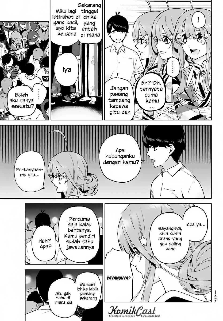 Go-toubun no Hanayome Chapter 9 - halaman 18