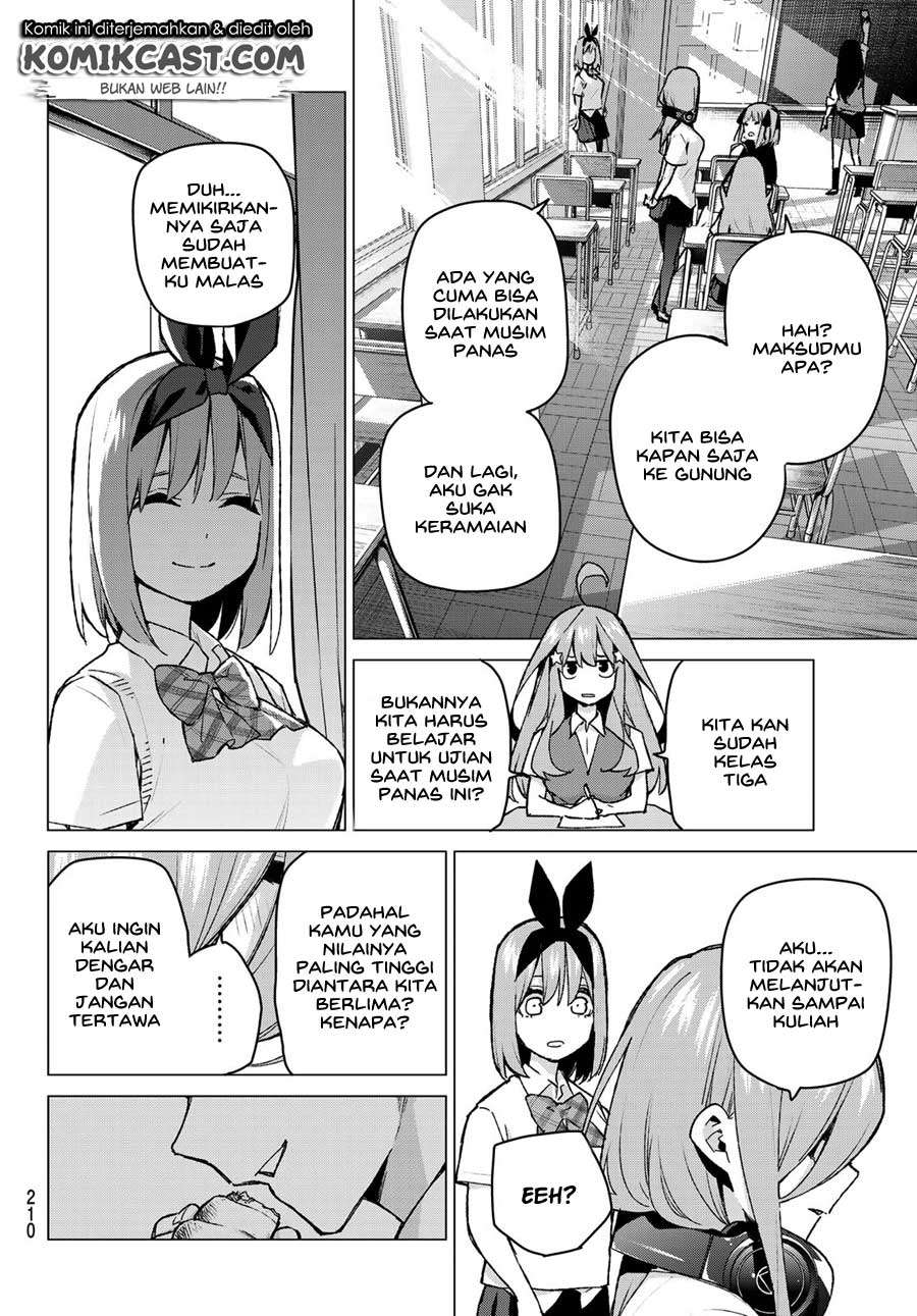 Go-toubun no Hanayome Chapter 90 - halaman 16