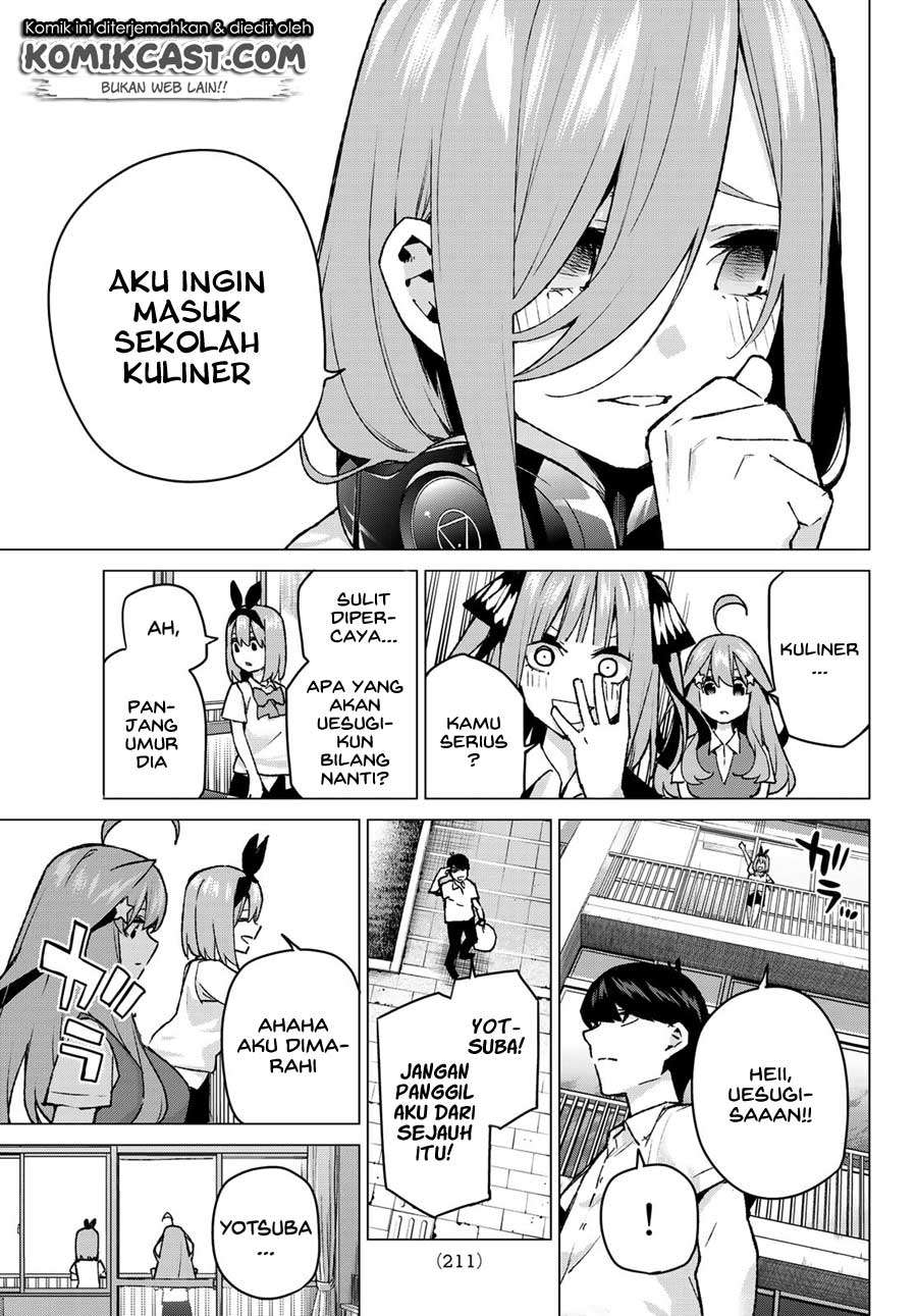 Go-toubun no Hanayome Chapter 90 - halaman 17