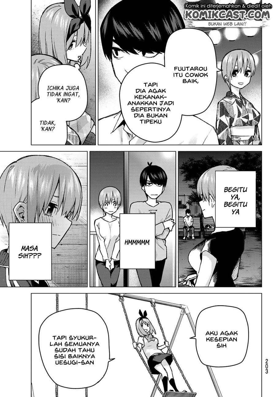 Go-toubun no Hanayome Chapter 90 - halaman 9