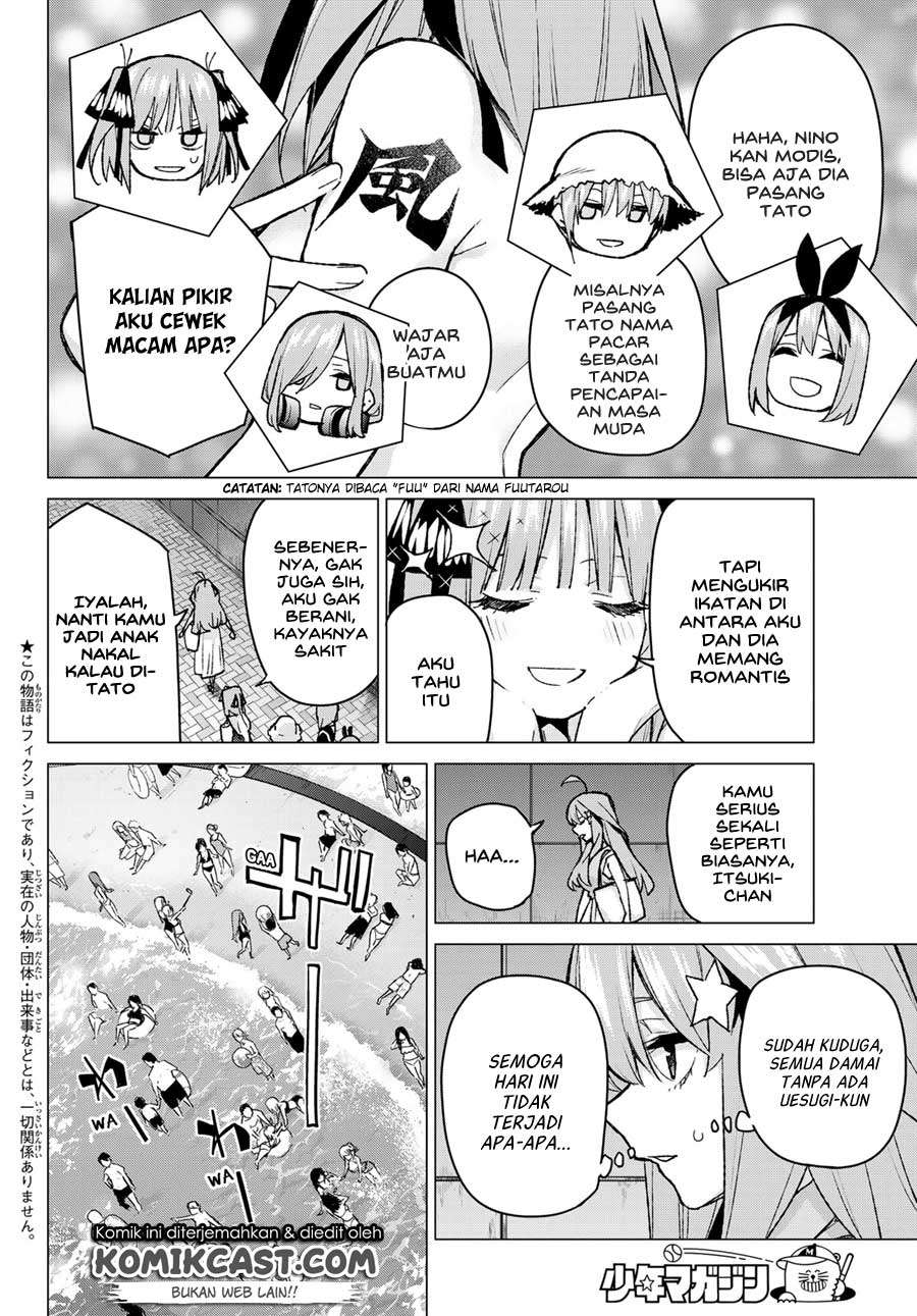 Go-toubun no Hanayome Chapter 92 - halaman 4