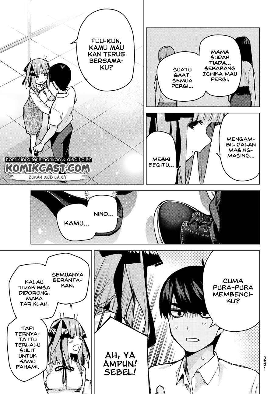 Go-toubun no Hanayome Chapter 93 - halaman 17