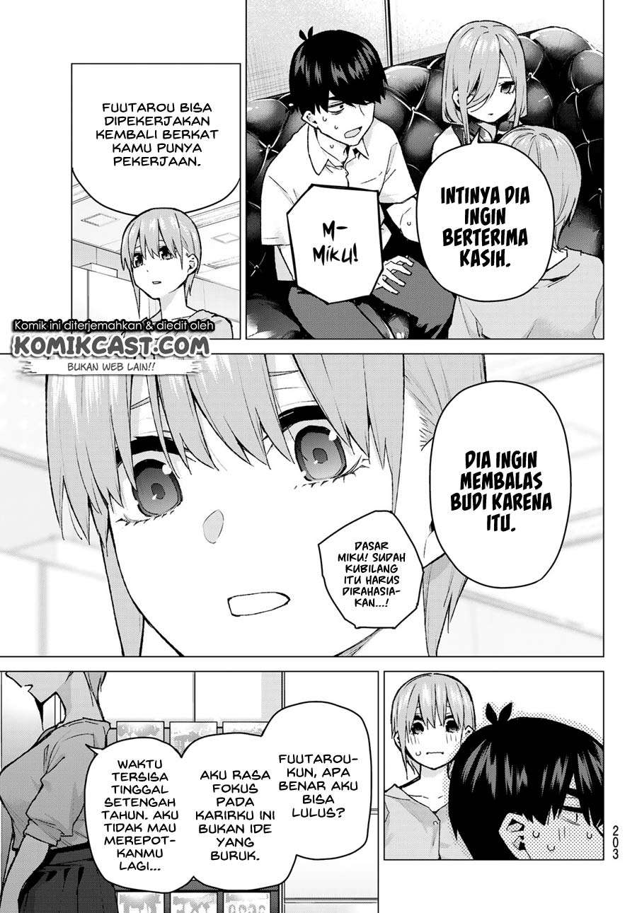 Go-toubun no Hanayome Chapter 95 - halaman 13