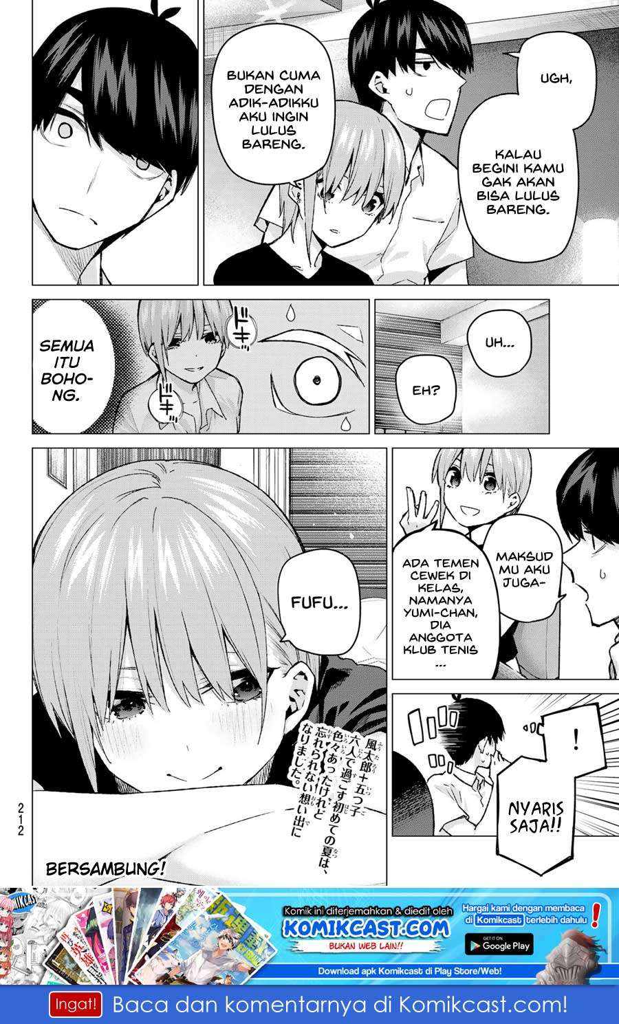 Go-toubun no Hanayome Chapter 95 - halaman 22