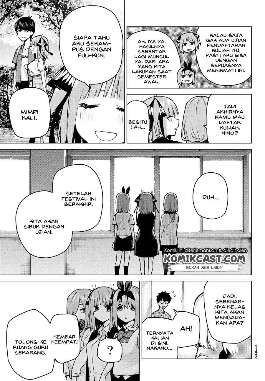Go-toubun no Hanayome Chapter 96 - halaman 5