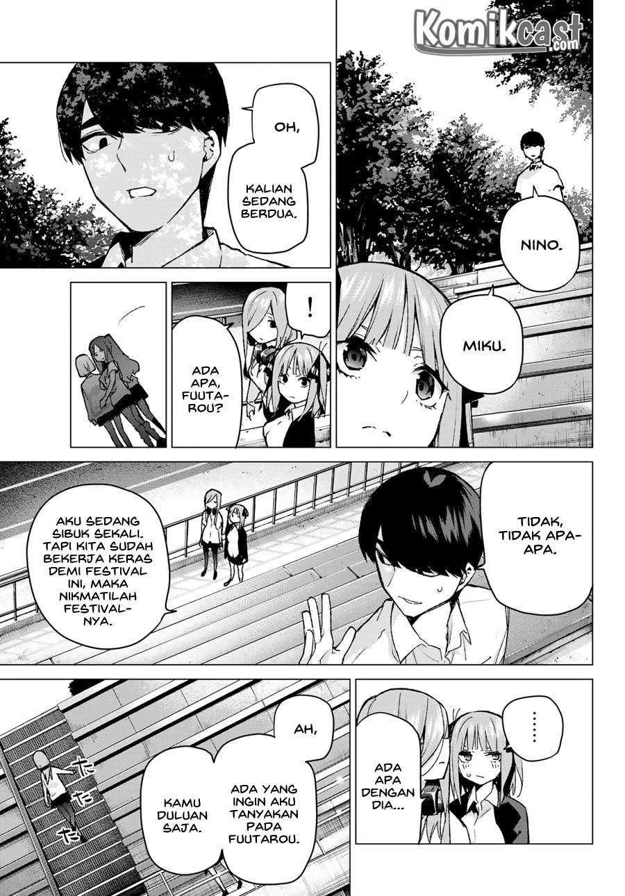 Go-toubun no Hanayome Chapter 97 - halaman 13