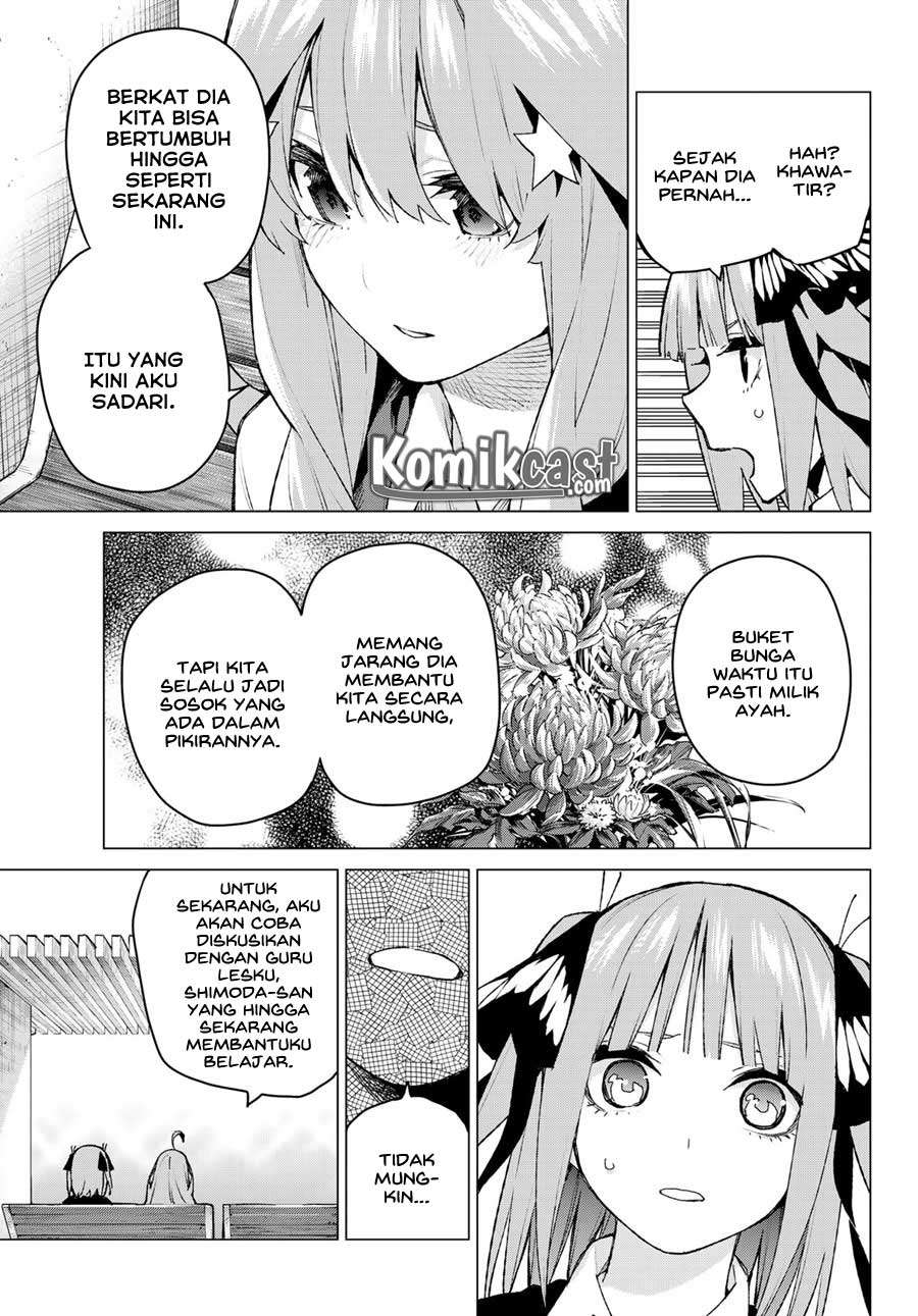 Go-toubun no Hanayome Chapter 97 - halaman 17