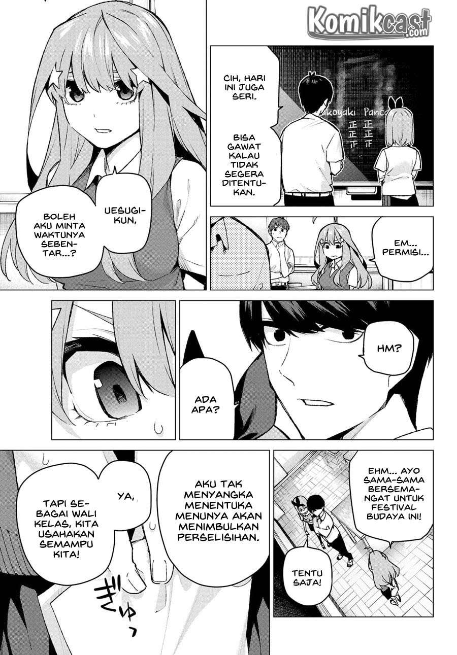 Go-toubun no Hanayome Chapter 97 - halaman 9