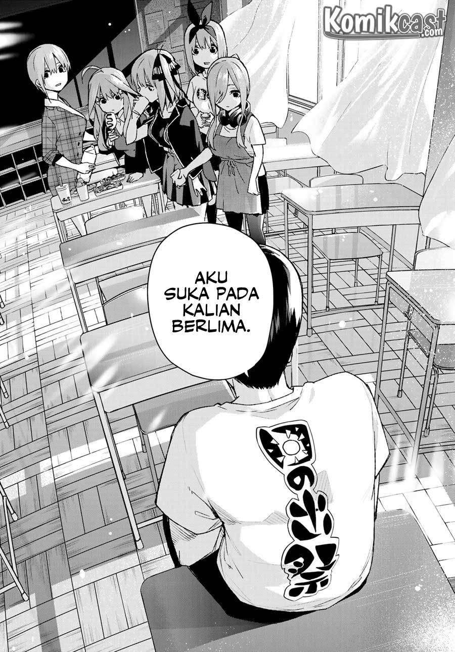 Go-toubun no Hanayome Chapter 99 - halaman 18