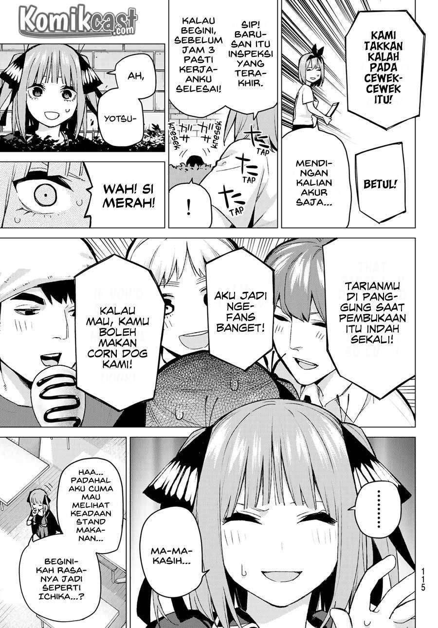 Go-toubun no Hanayome Chapter 99 - halaman 7