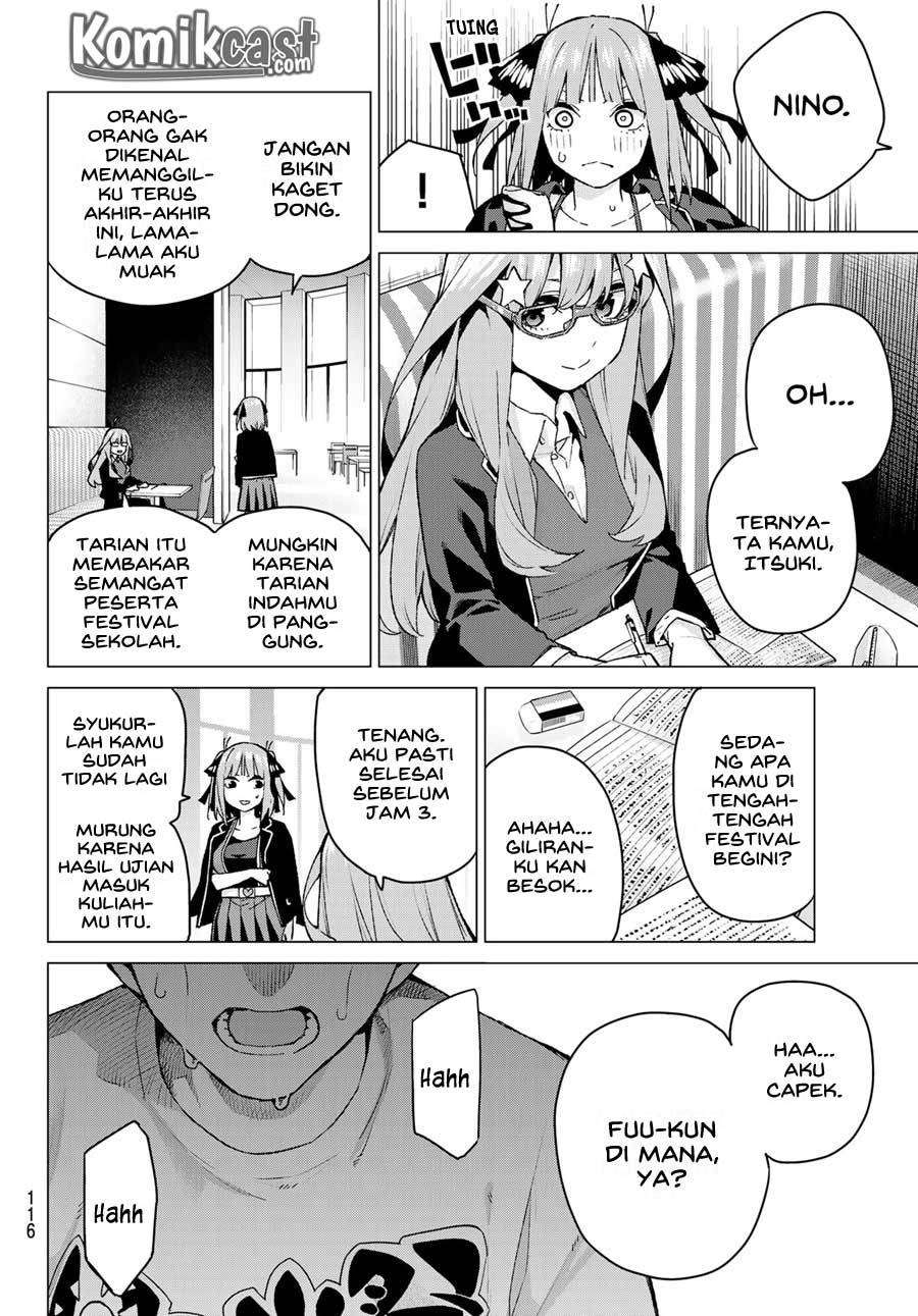 Go-toubun no Hanayome Chapter 99 - halaman 8