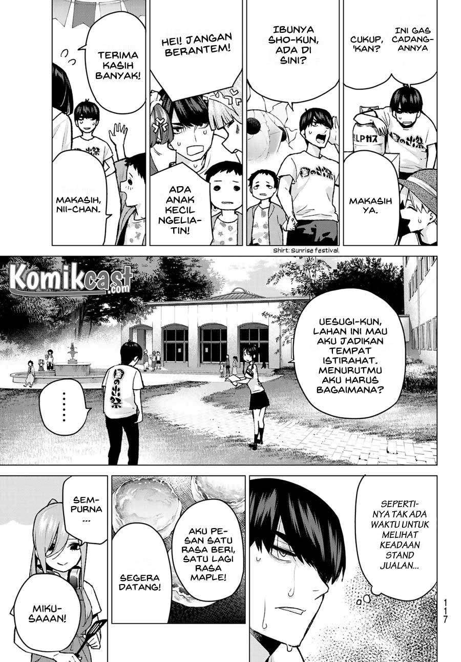 Go-toubun no Hanayome Chapter 99 - halaman 9