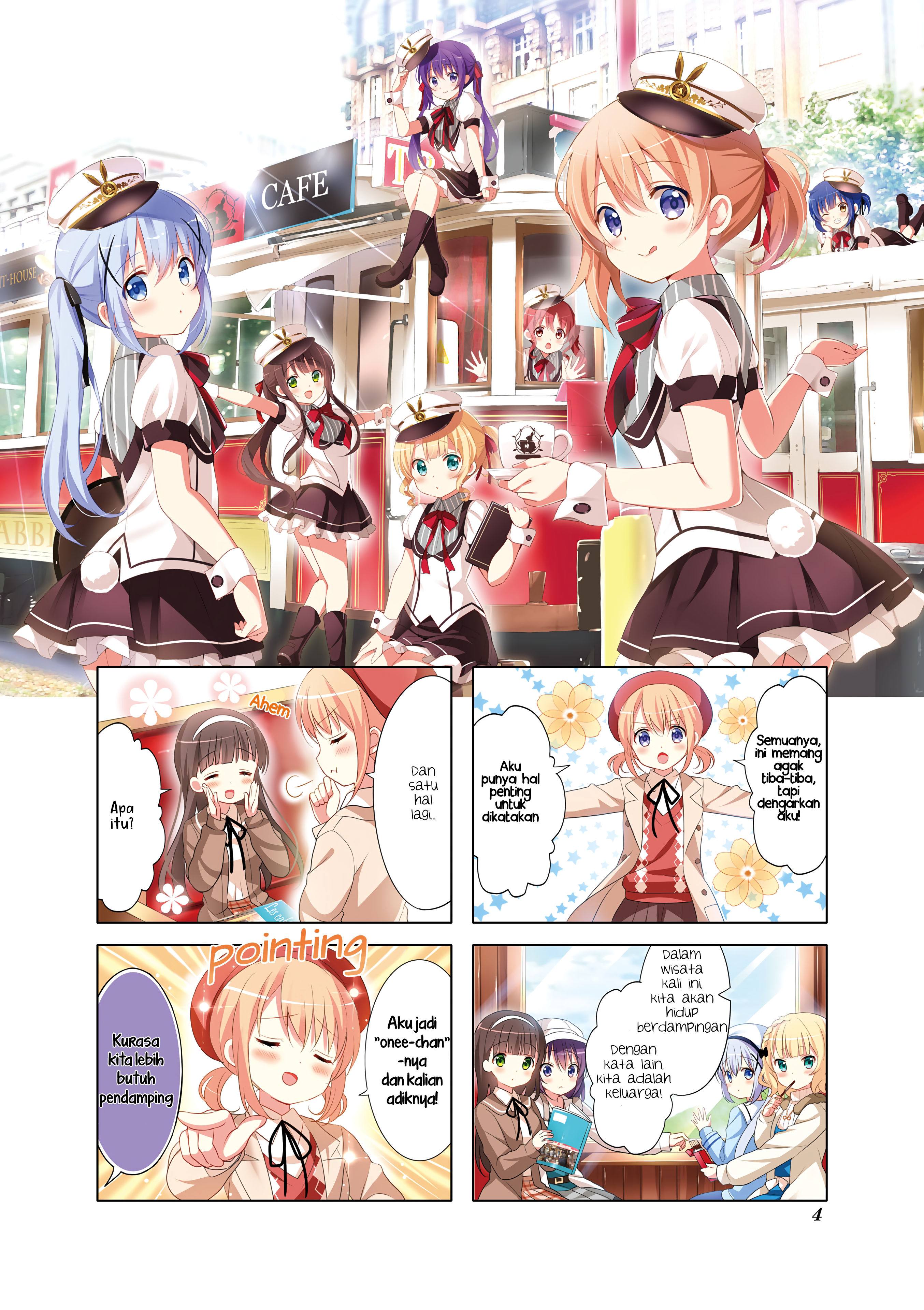 Gochuumon wa Usagi desu ka? Chapter 1 - halaman 1