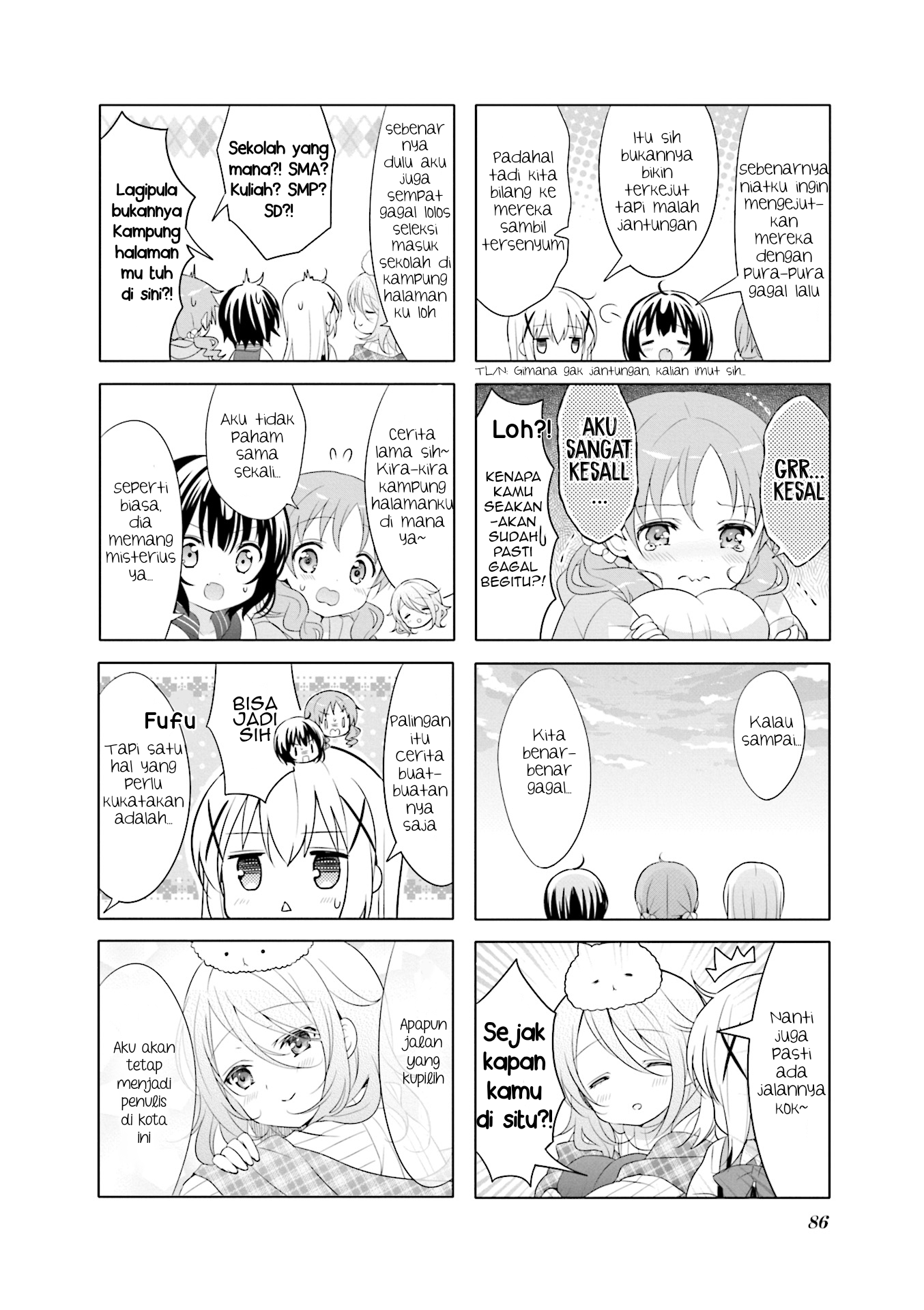 Gochuumon wa Usagi desu ka? Chapter 10 - halaman 4