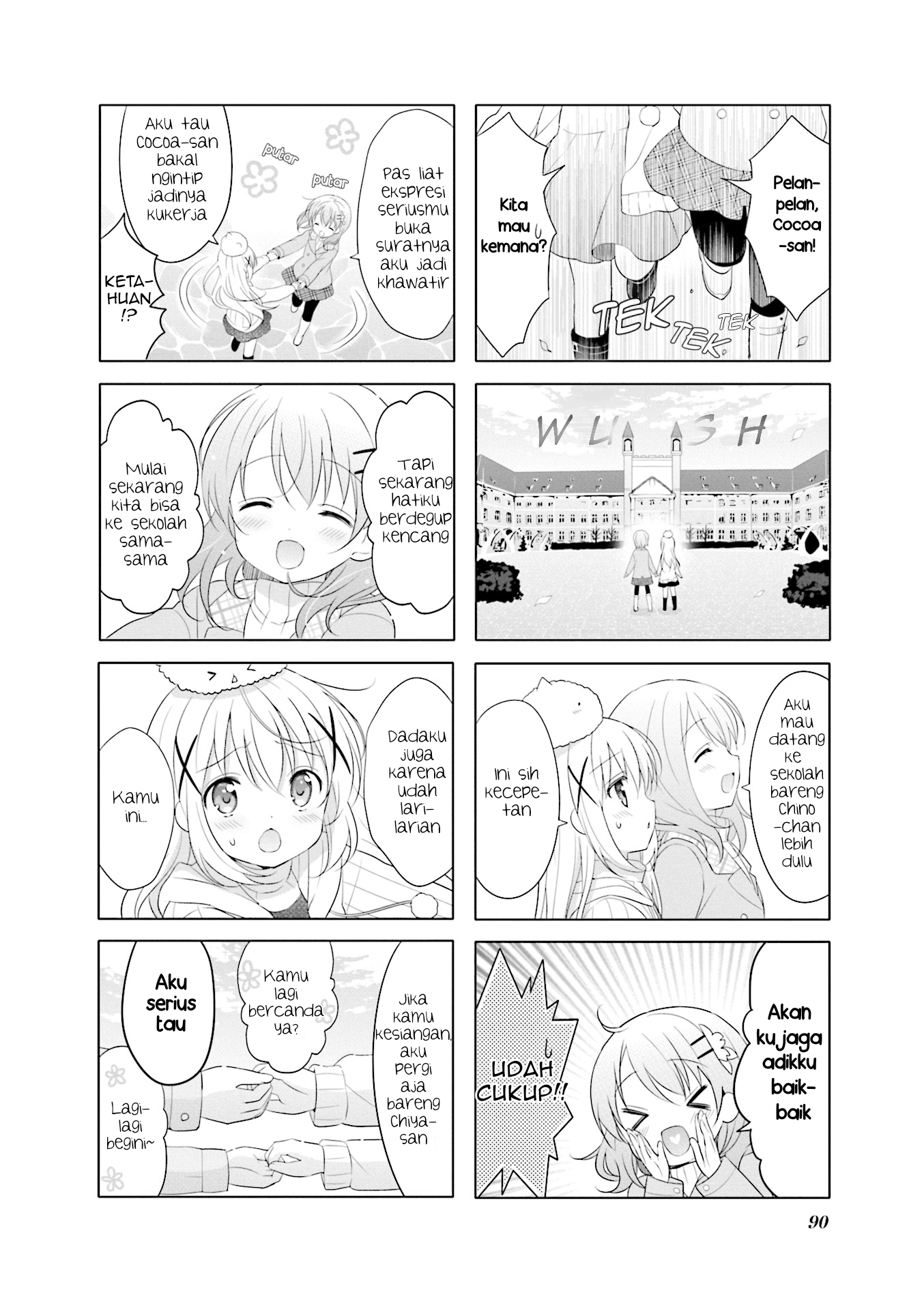 Gochuumon wa Usagi desu ka? Chapter 10 - halaman 8