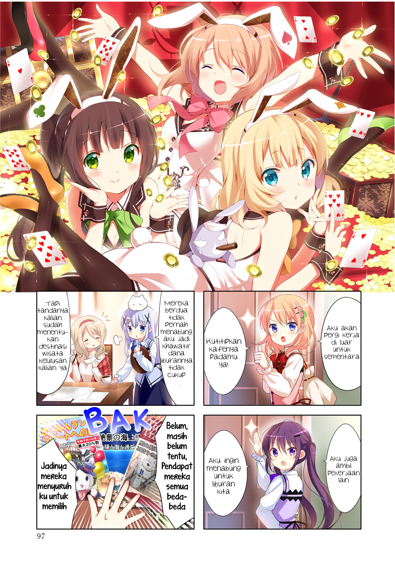 Gochuumon wa Usagi desu ka? Chapter 11 - halaman 1