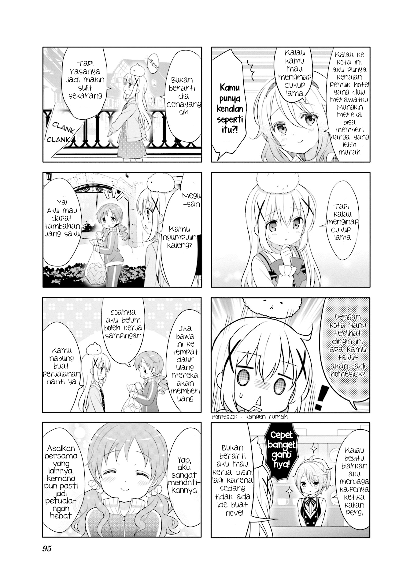 Gochuumon wa Usagi desu ka? Chapter 11 - halaman 3