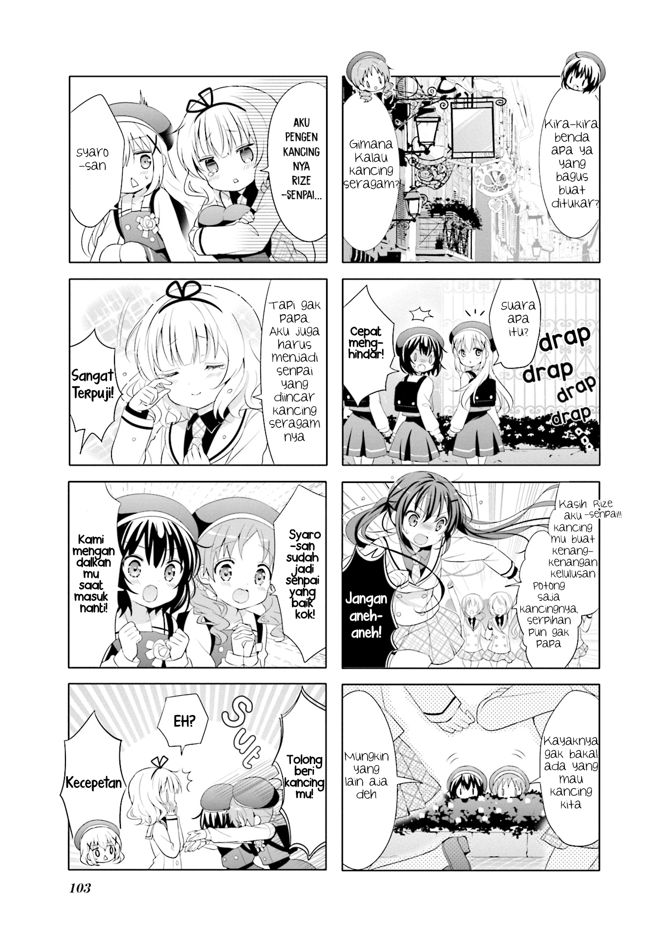 Gochuumon wa Usagi desu ka? Chapter 12 - halaman 3