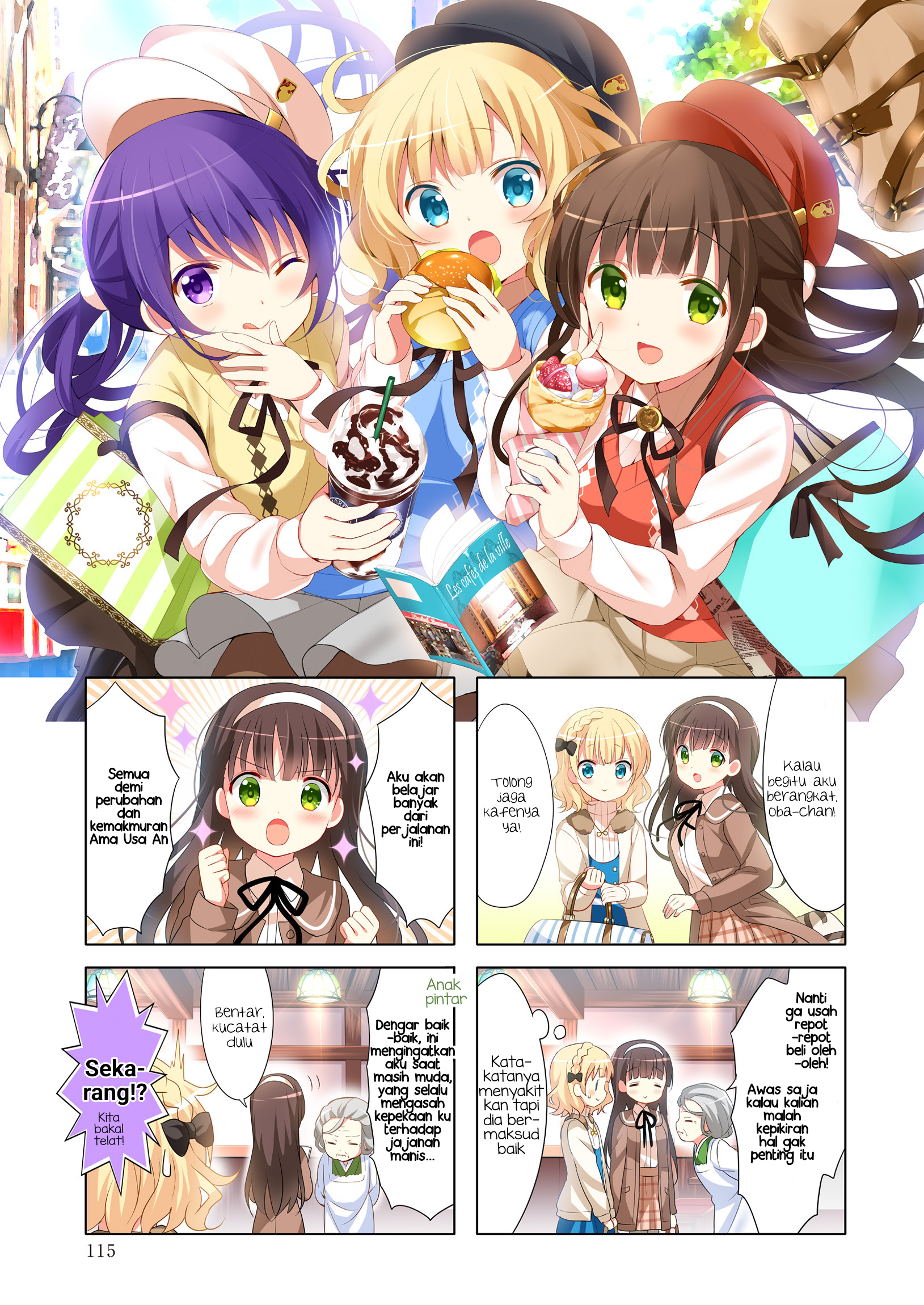 Gochuumon wa Usagi desu ka? Chapter 13 - halaman 1