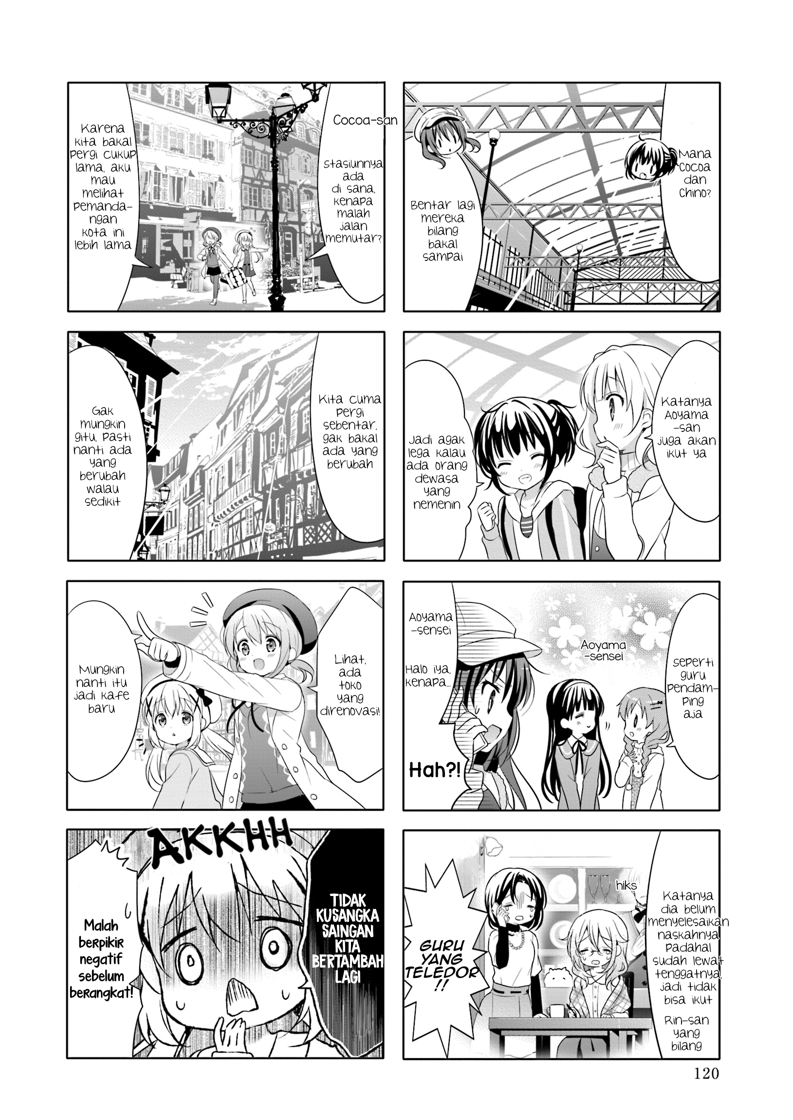 Gochuumon wa Usagi desu ka? Chapter 13 - halaman 6