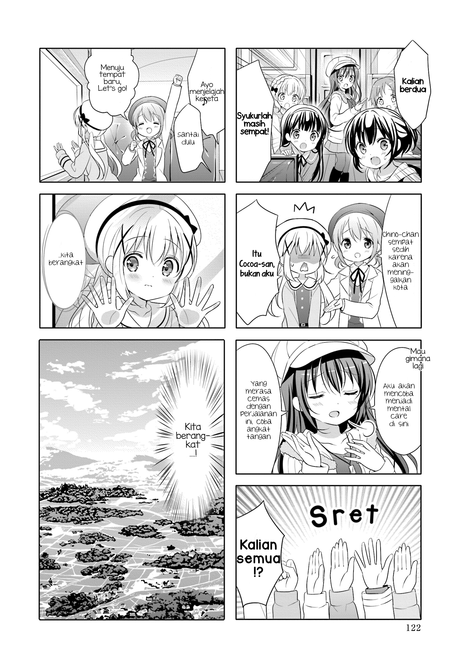 Gochuumon wa Usagi desu ka? Chapter 13 - halaman 8