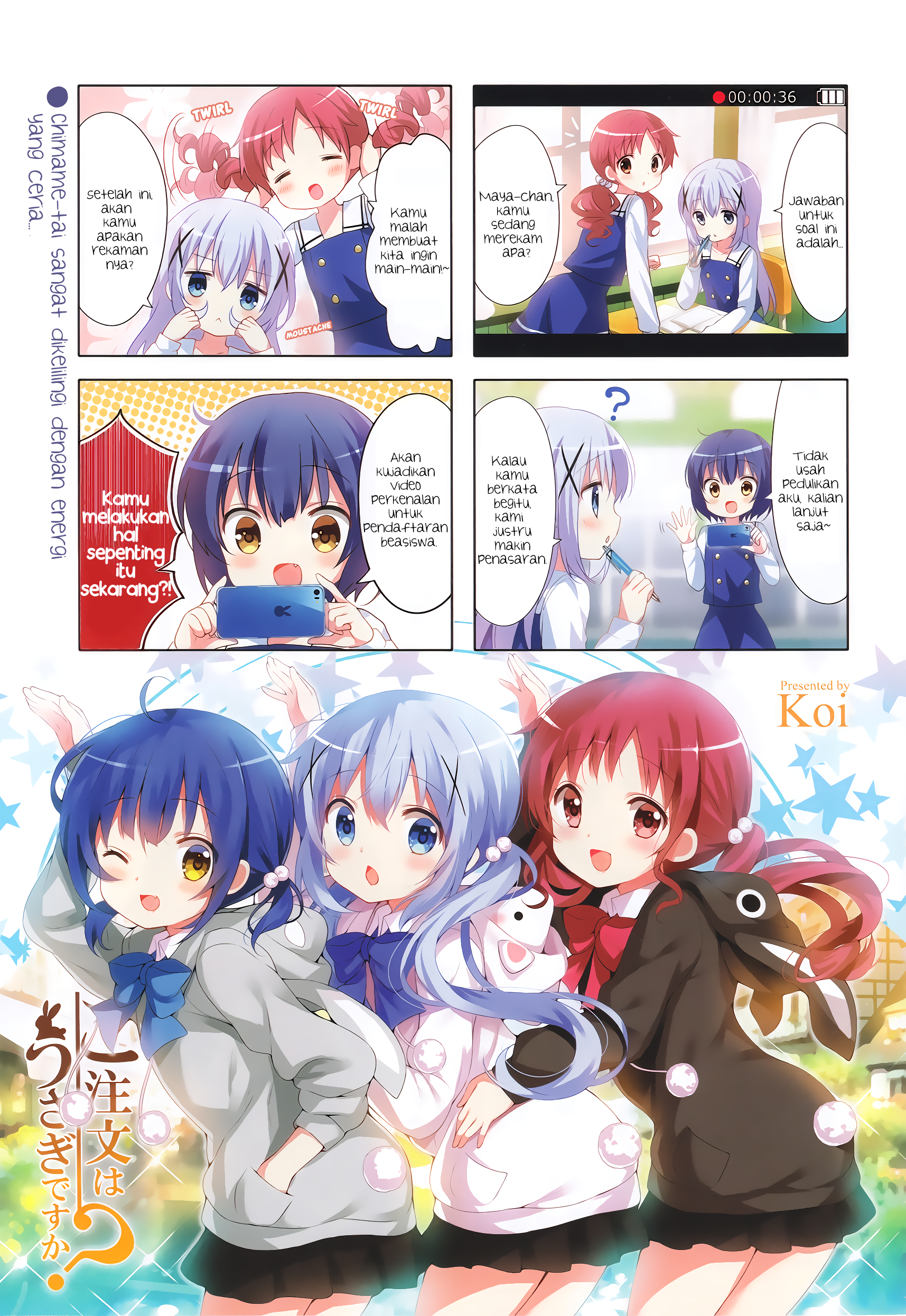 Gochuumon wa Usagi desu ka? Chapter 7 - halaman 1