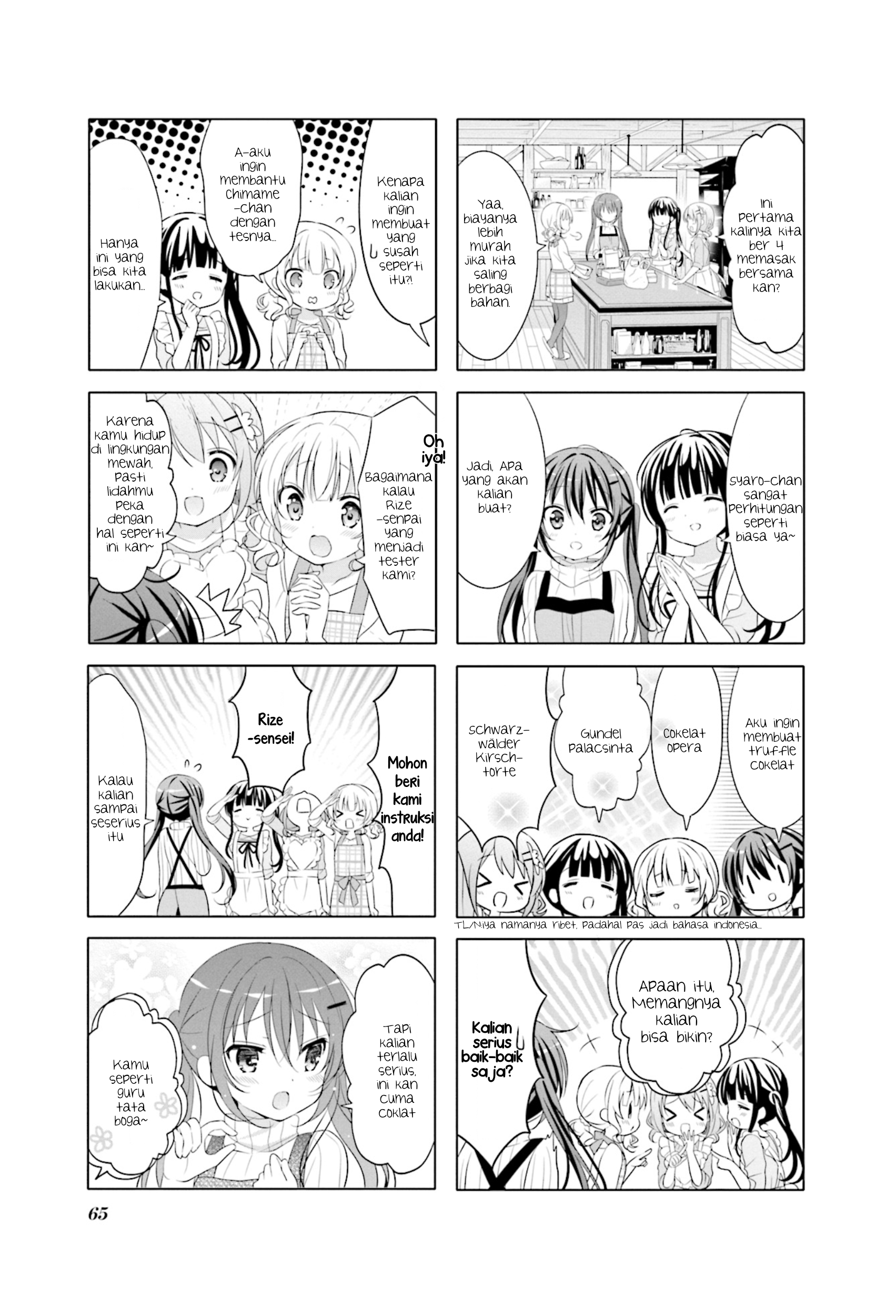 Gochuumon wa Usagi desu ka? Chapter 8 - halaman 3