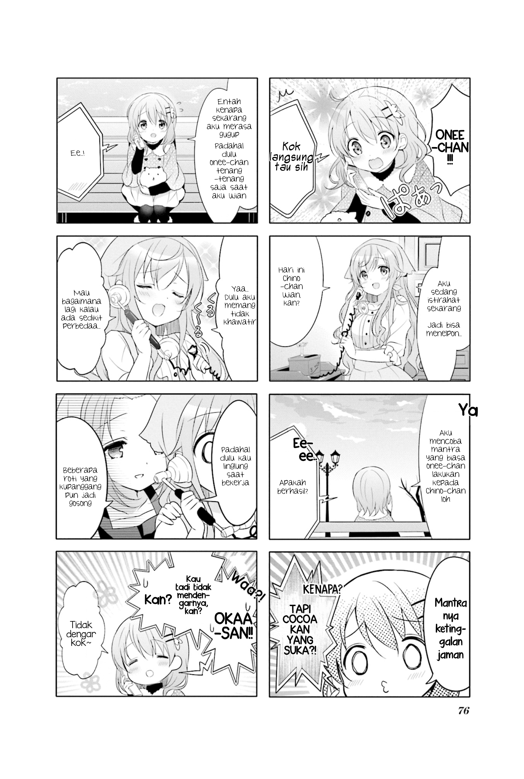 Gochuumon wa Usagi desu ka? Chapter 9 - halaman 4